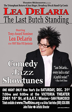 Lea DeLaria at Theatre Rhino, December 31, 2011